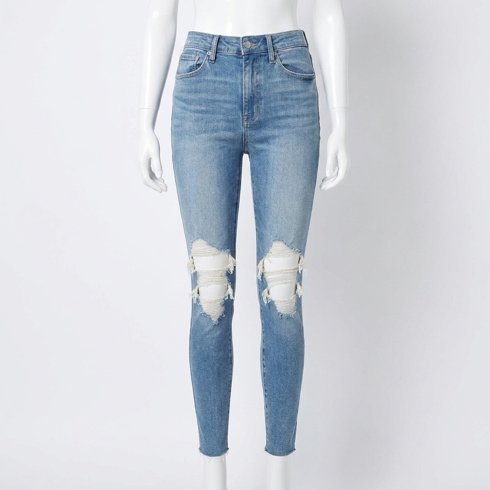 NEW GOOD AMERICAN women's good waist jeans in indigo
